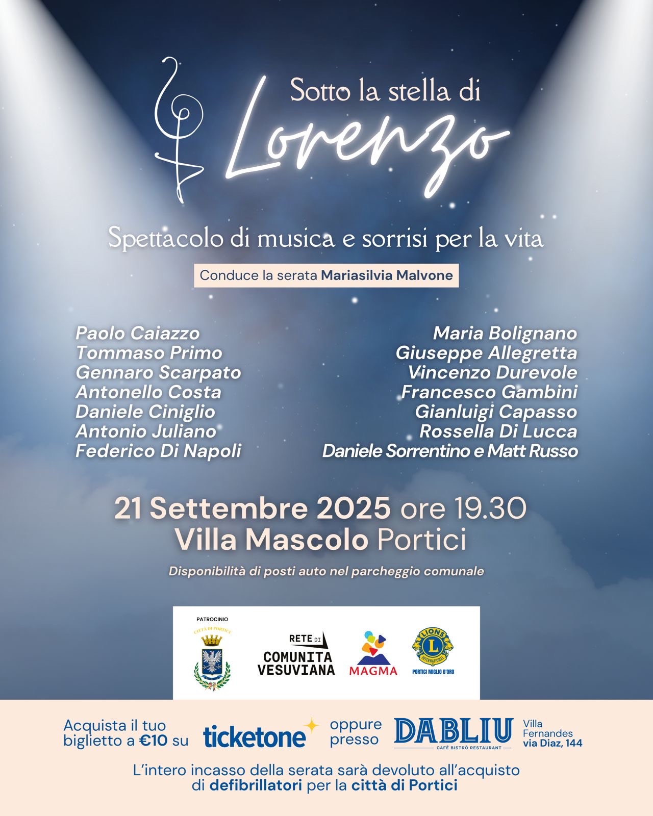 SOTTO LA STELLA DI LORENZO