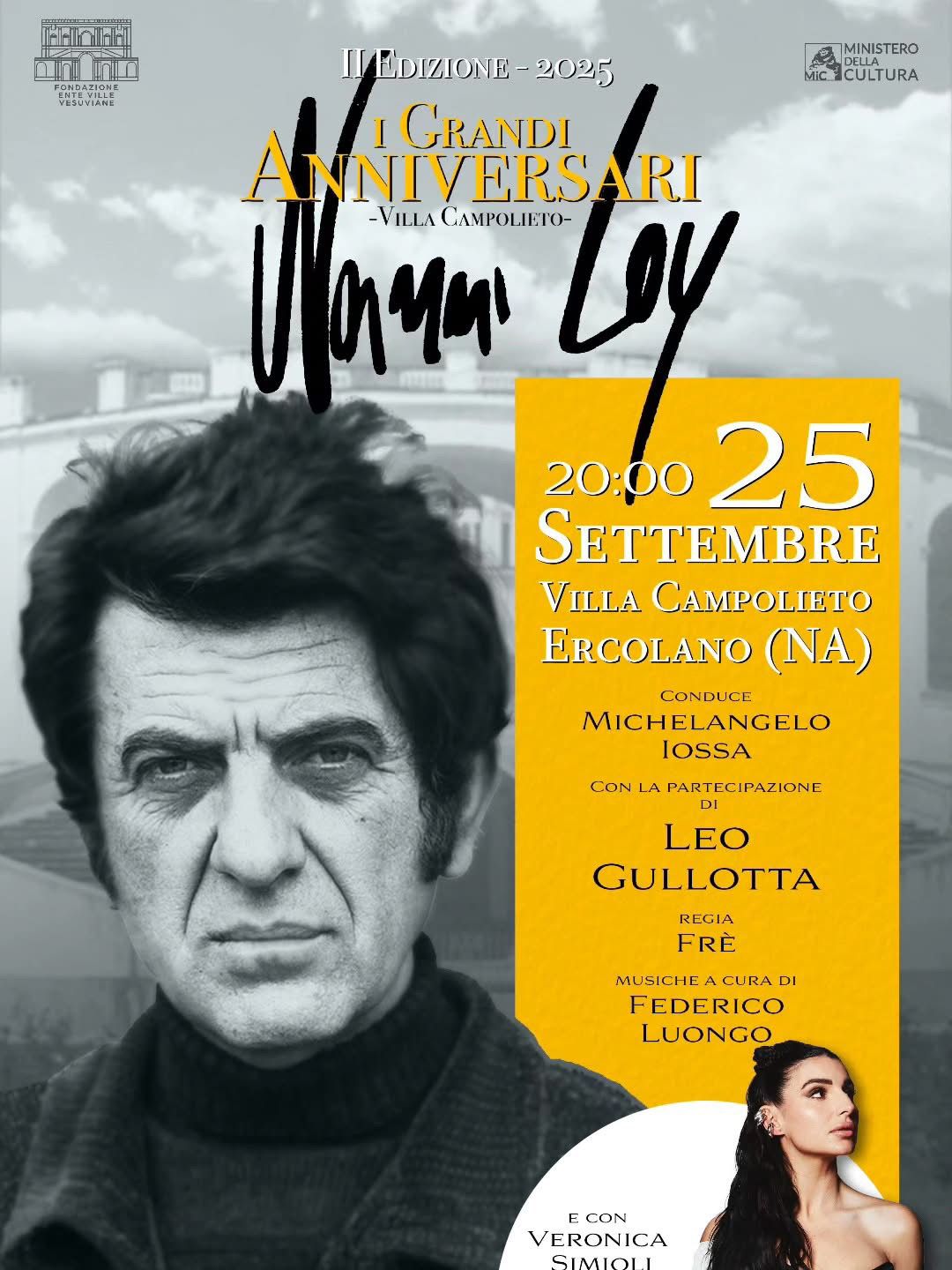 I GRANDI ANNIVERSARI – II Edizione – 2025 – Nanni Loy