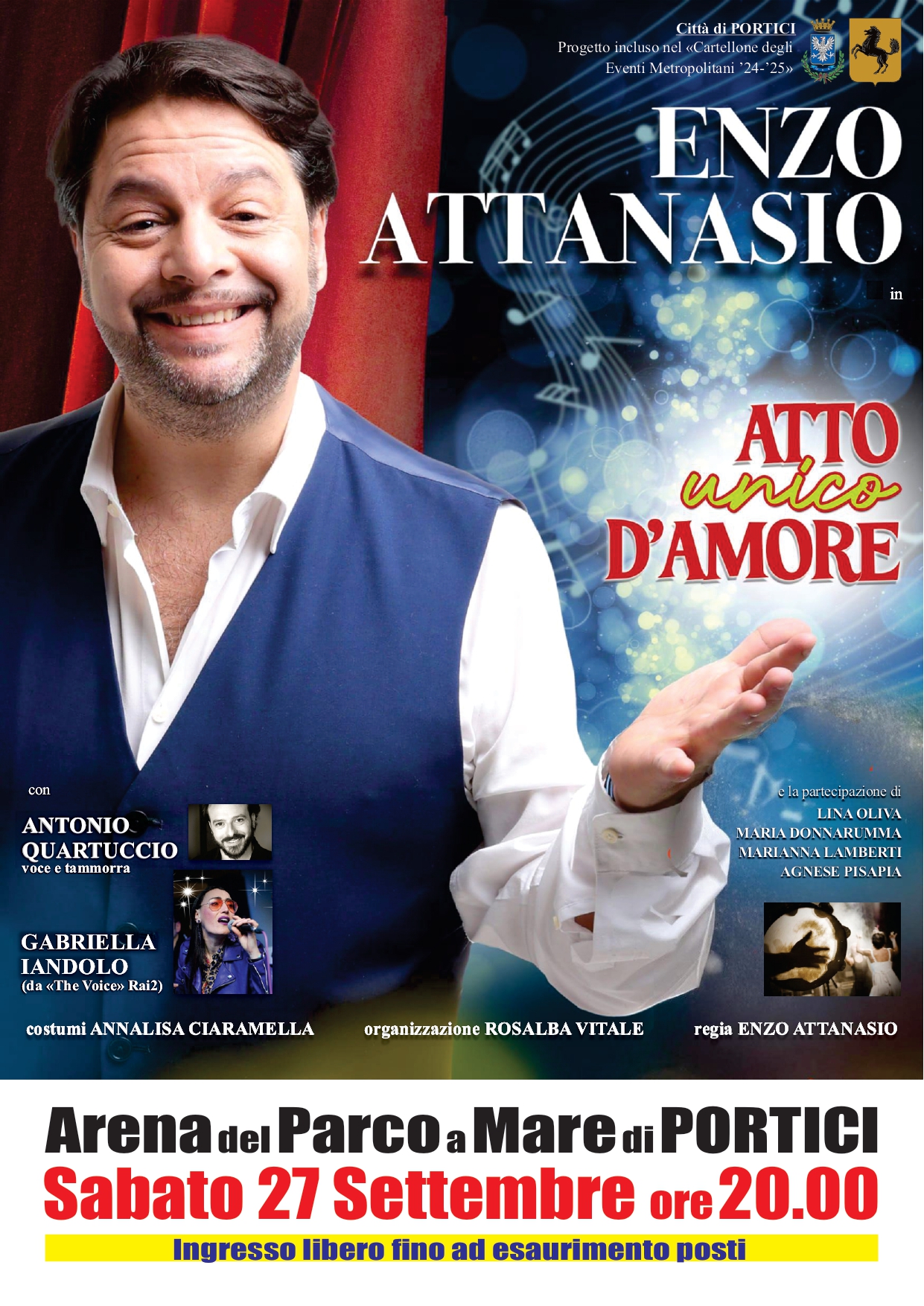 Enzo Attanasio in “ATTO unico D’AMORE”
