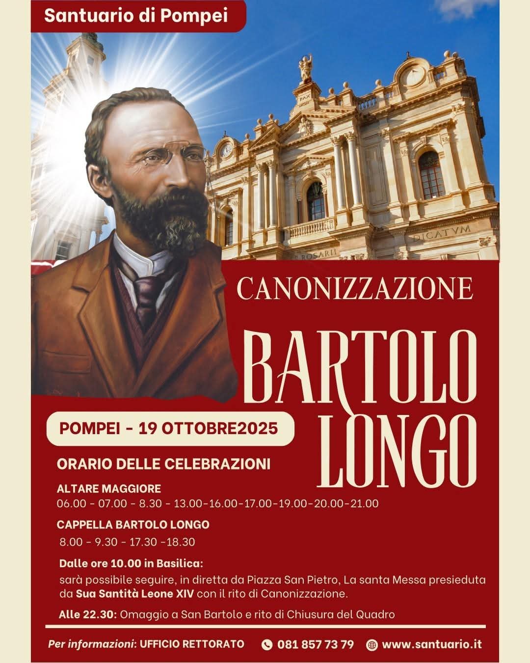 Canonization of BARTOLO LONGO