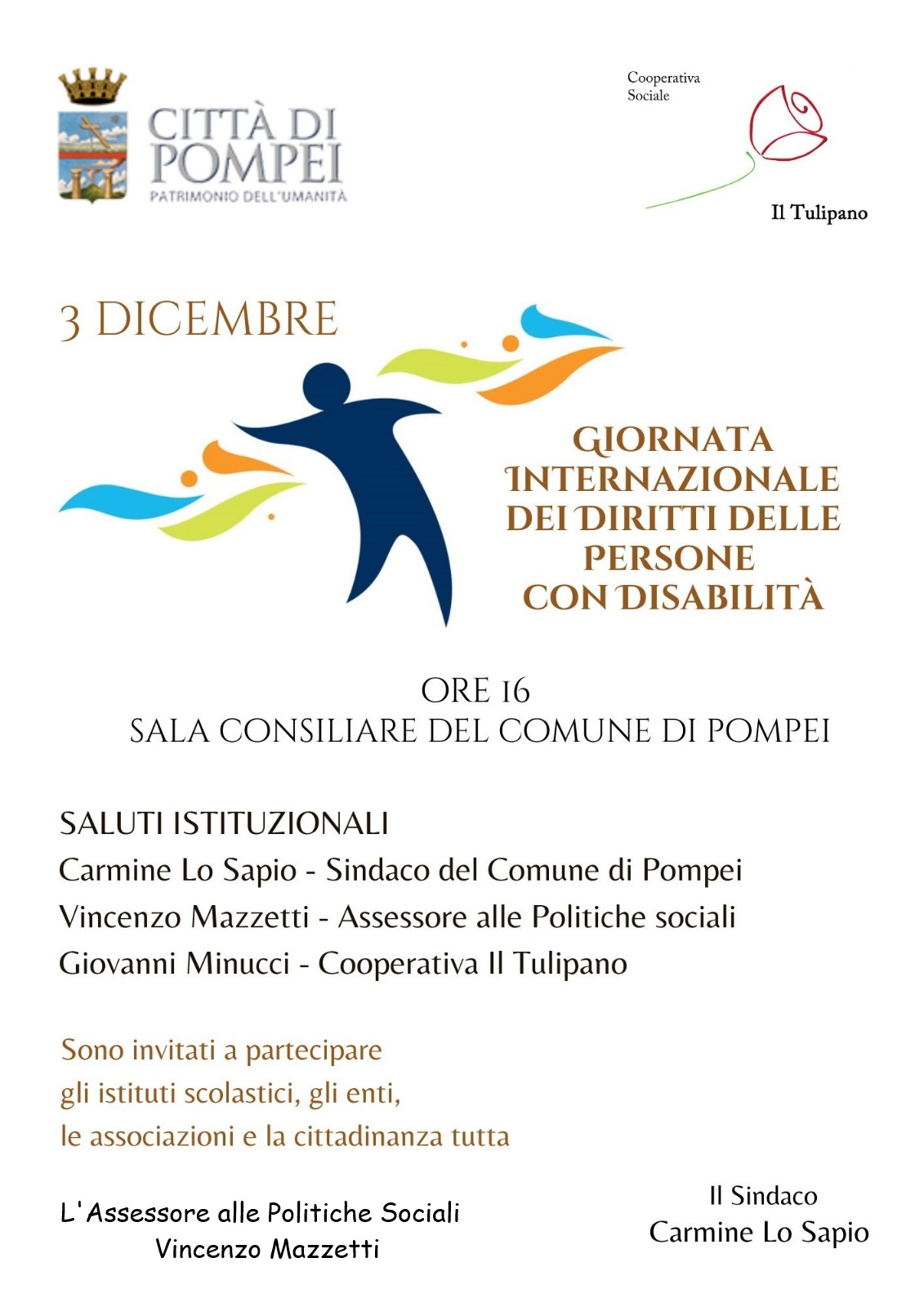GIORNATA INTERNAZIONALE DEI DIRITTI DELLE PERSONE CON DISABILITA’