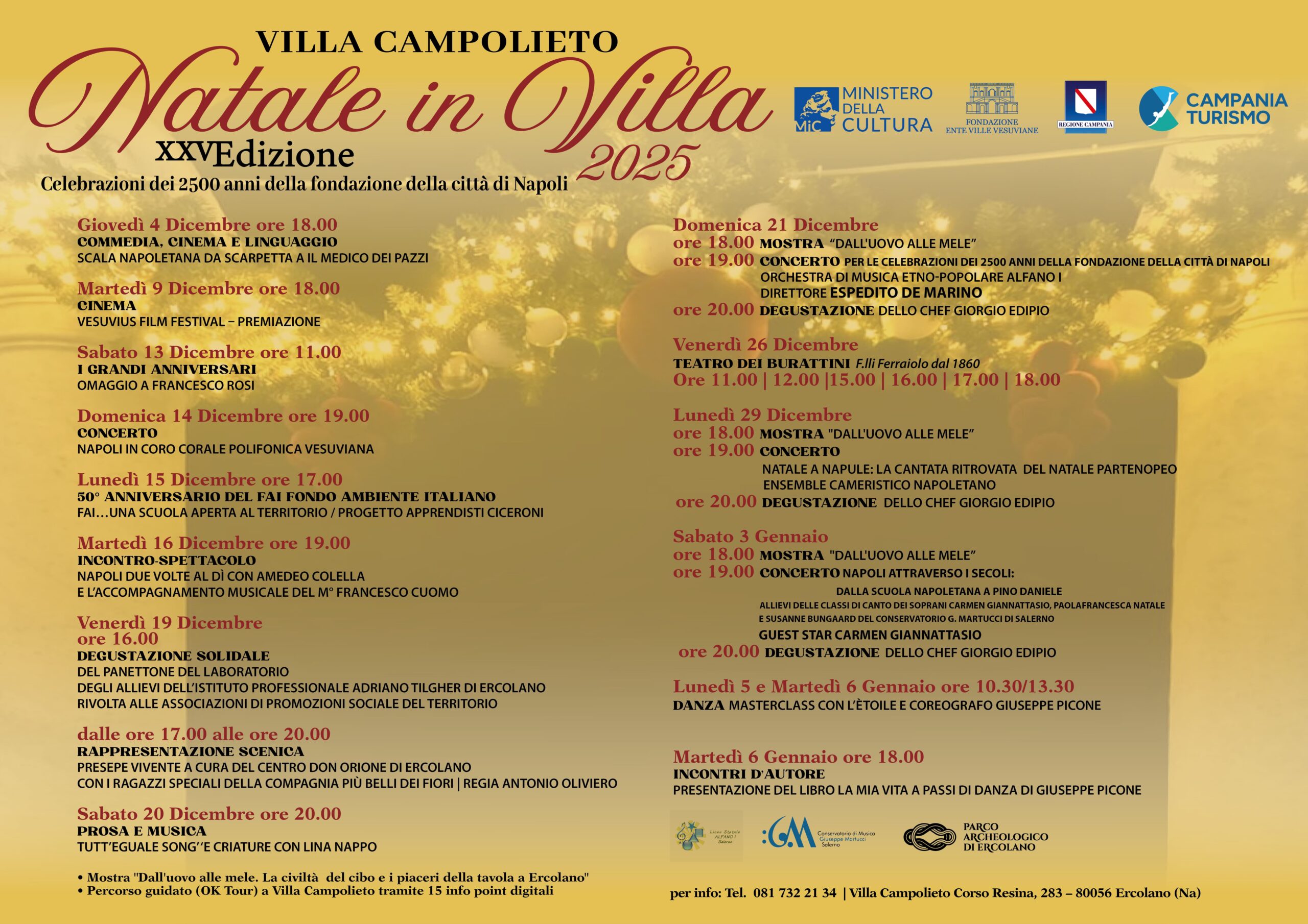 Natale in Villa 2025 – XXV Edizione