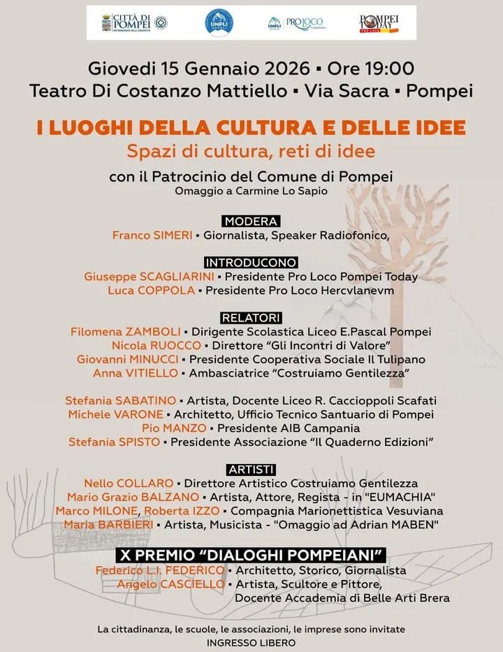 I LUOGHI DELLA CULTURA E DELLE IDEE