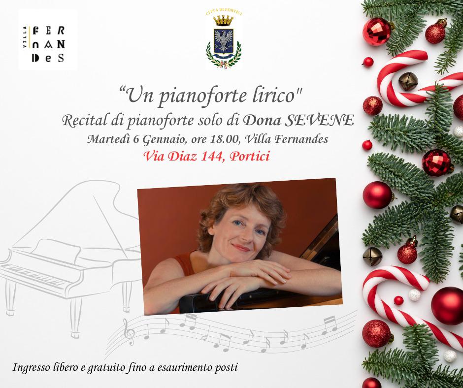 “Un pianoforte lirico” – Recital di pianoforte solo di Dona Sevene”